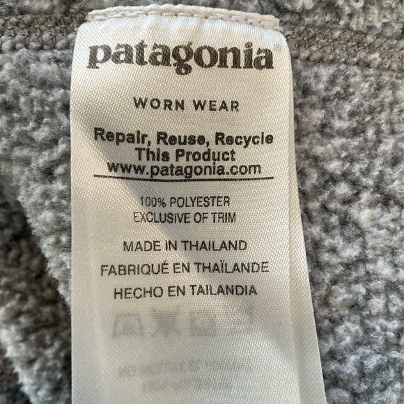 PATAGONIA Women’s M (Fits Small)  Better Sweater 1/4 Zip Heather Gray Normcore - Picture 9 of 14